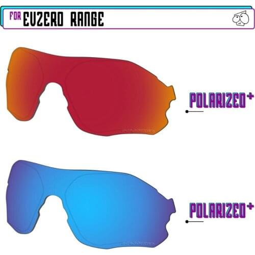 EZReplace Polarized Replacement Lenses for - Oakley EVZero Range Sunglasses - BlueP Plus-RedP Plus
