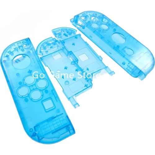 1set For Nintendo Switch NS Joy Con Transparent case Clear Plastic Housing Shell Protective handle Housing Hard Case Cover
