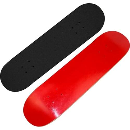 Hand painted double warped skateboard surface graffiti 7-layer concave Maple decorative light board dyeing board DIY