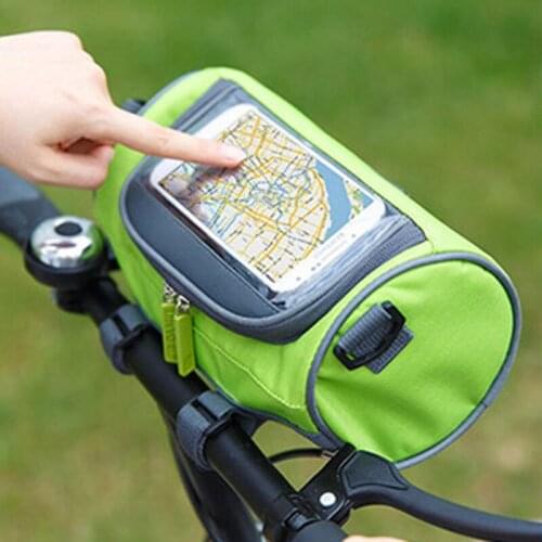 Outdoor Cycling Bag, Touch Screen, Visual Mobile Phone Bag, Bicycle Accessories, Front Waterproof Large-capacity Storage Bag