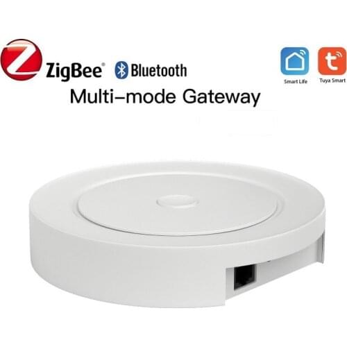 Tuya Smart Zigbee Bluetooth Mesh Gateway Hub Smart Home Equipment Multi-Mode Gateway Remote Control Linkage Support Google Home