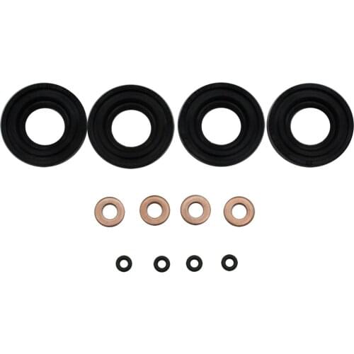 4Pcs Fuel Injection Seals + 4Pcs Washeres + 4Pcs O-rings Replacement for Ford Transit MK7 2.2 2.4 3.2 TDCI 2006 ON