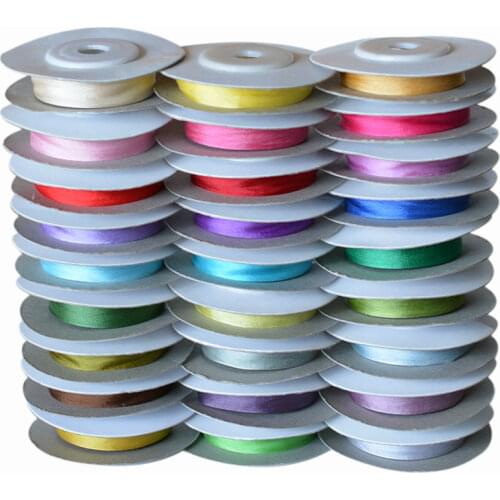 Warm Colors. 10 mm 3/8 inch Wide 100% Pure Mulberry Silk Ribbon for Embroidery Handcraft Double Faced Thin Taffeta Silk Trim