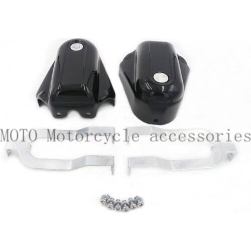 1 pair Motorbike Shield Rear Axle Covers For Softail Deluxe FLSTN 2008 2009 2010 2011 2012 13 14 2015 2016 Rear Axle Covers Kit