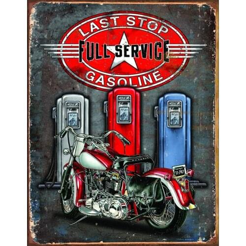 AIDANDAN Bar Rules Tin Sign Legends - My Garage My Rules Old Design Tin Signs Vintage Metal Tin Signs for Wall 20 X 30 cm