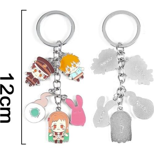 Anime Toilet-bound Hanako-Kun Cartoon Keychain Toilet Bound Jibaku Shounen Hanako Kun Pendant Keyrings