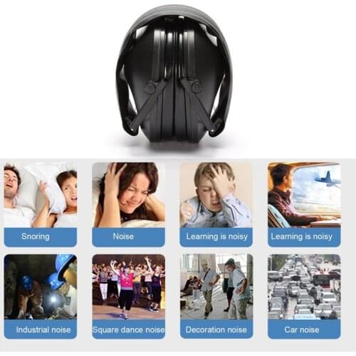 Anti-Noise Canceling Tactical Shooting Headset Adjustable Foldable Soft Padded Earmuff for Sport Hunting Military
