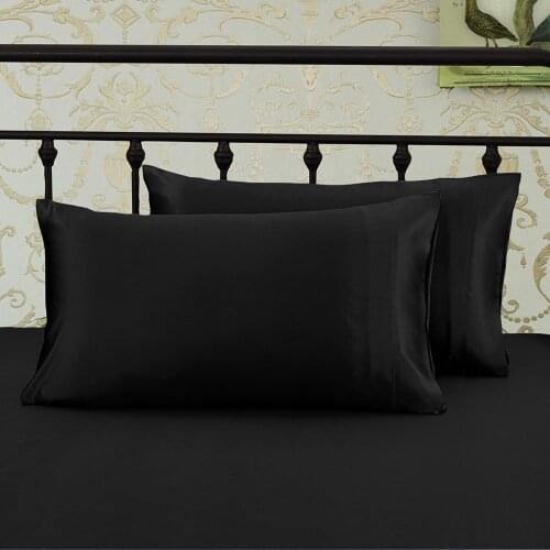 Satin Faux Silk Pillowcase Solid Color Wholesale pillowcases Kekegentleman
