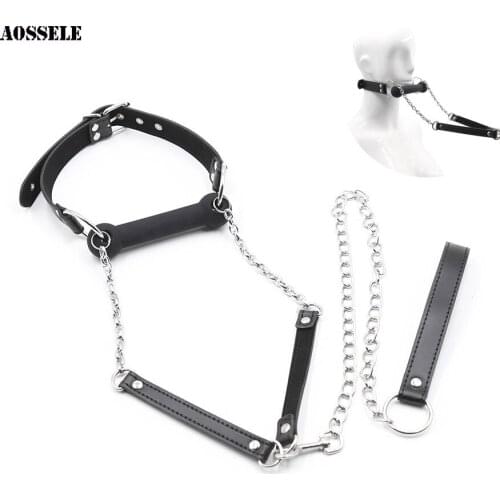 Fetish Mouth Gag BDSM Bondage Set Slave Oral Fixation Mouth Stuffed SM Adult Game Sex Toys For Women Men Toys Adult Erotic Toys