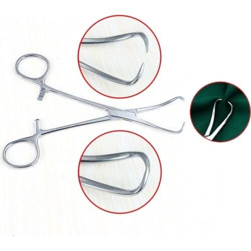 Stainless steel Ring Closed Clamp 9cm/11cm/13cm/14cm/16cm Eyelid Surgical Tools surgical towel clamp Napkin pliers towel plier