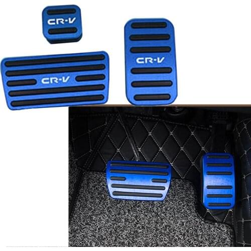 Car pedal cover Accelerator brake pedal Cover Aluminum pads Interior Refit For H-onda CRV 2012 2013 2014 2015 2016