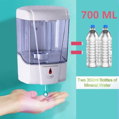 700 ml Automatic Liquid Soap Dispenser Wall Mounted Touchless Sensor Hand Sanitizer For Kitchen Bathroom