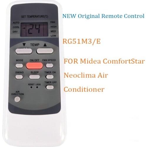 NEW Original RG51M3/E FOR Midea ComfortStar Neoclima Air Conditioner AC Remote Control Fernbedienung