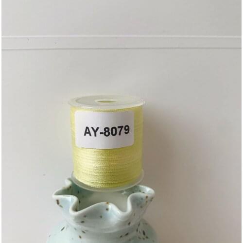 AY-8079 A Roll Wholesale 2mm-36mm 100% Pure Silk Embroidery Ribbons Handcraft Supply Double Faced Thin Taffeta Silk Ribbon