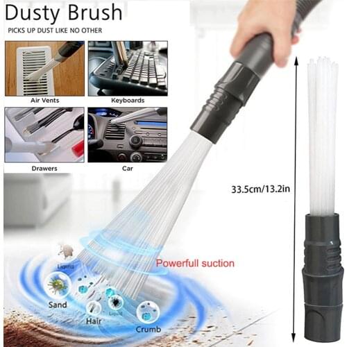 Vacuum Cleaner Brush Dust Remover Expert Mud Cleaner Vacuum Attachment Dirt Collector Mini Dust Catcher Vac Cleaning Nozzle Pet