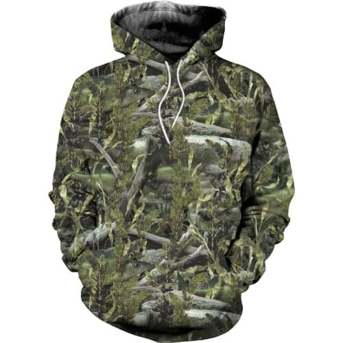 Fishing Camo 3D Printed Men Hoodies/sweatshirts Harajuku Fashion Hooded Autumn Long Sleeve Pullovers Unisex Casual streetwear