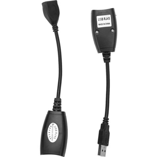 USB 2.0 to CAT5 CAT5e CAT6 RJ45 LAN Modem Extension Adaptor Cable Converter