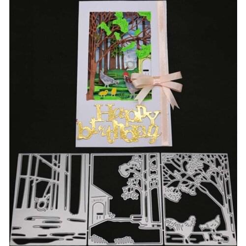 YINISE SCRAPBOOK Metal Cutting Dies For Scrapbooking Stencils RURAL LIFE Paper Album Cards Making Embossing Die CUT Cuts Cutter