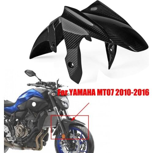10-16 For Yamaha MT-07 Motorcycle Front Fender Mudguard Fairing Injection Cover ABS Plastic Hugger 2010 2011 2012 2013 2014 2015