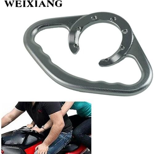 For Yamaha YZF600 1000 XJR400 CNC Aluminum Passenger Front Handgrips Hand Grip Tank Grab Bar Handles Armrest