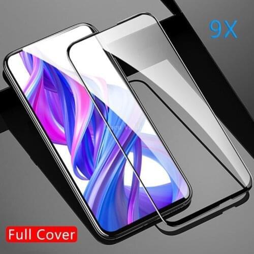 Case On Honor 9x Protective Glass Screen Protector For Huawei Honor9x Pro 9 x x9 Full Cover Phone Film Tempered Safety Glas 6.59
