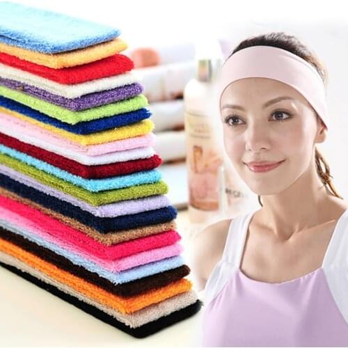 High Quality Yoga Sport Elastic Hair Bands Solid Color Dance Biker Wide Headband Women Men Stretch Sport Clothing Accessories