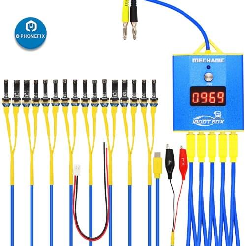 MECHANIC iBoot Cable Box For iPhone Android Repair DC Power Supply Cable Mobile Phone Motherboard Repair Boot Line