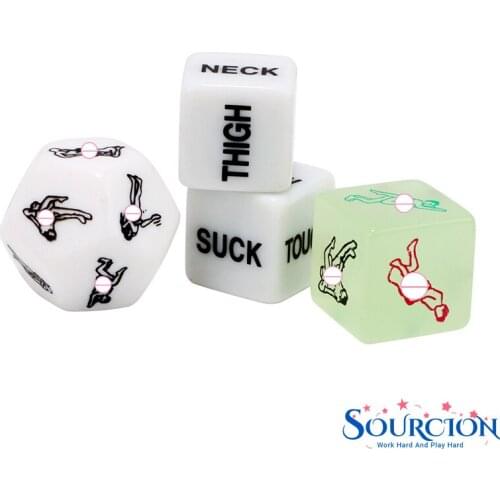 SWT Hot Sale Russian Dice Sex Toys For Couples Russian Sex Dice Acrylic Erotic Toys Adult Sex Toys For Women Men Russian