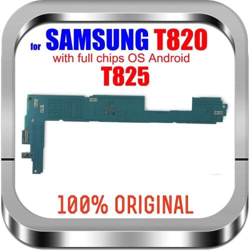 For Samsung Galaxy Tab S3 T820 T825 Motherboard 4G LTE Network T825 Main Board Support WIFI SIM Android OS Wifi T830 Tab Plate