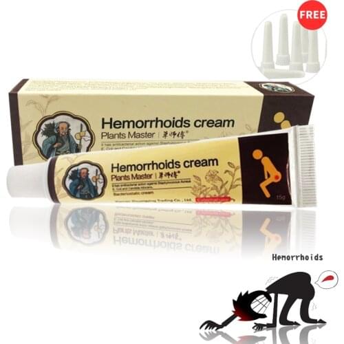 3Pcs Powerful Hemorrhoids Ointment Natrual Plants Sterilize Cream Internal Hemorrhoids Piles External Fissure Therapy