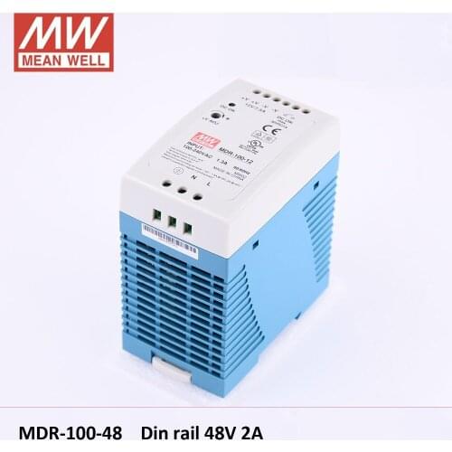 MDR-100-48 100W 48V ac/dc PSU Din Rail Switch power supply meanwell SMPS