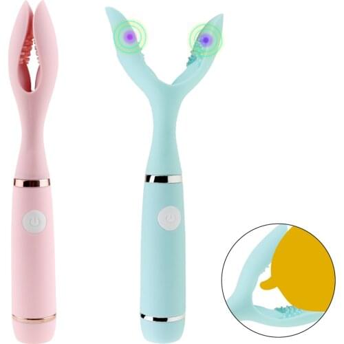 Multi Use Clitoris Sex Toys Soft Breast Massger Nipple Clamps Vaginal Vibrator Pussy Stimulator Sex Toy for Women Erotic Goods