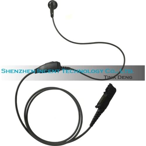 VOIONAIR 5pcs/lot Ear Bud Earpiece Headset PTT Mic for Motorola XPR3000 MTP3100 MTP3150 XIR P6620 XIR P6600 DP2400 MotoTRBO