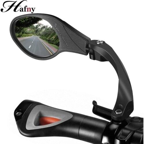 HAFNY Mountain Road Bike Handlebar Mirror Adjustable MTB Bicycle Rear View Mirror Safety Reflector Cycling Back Rearview Mirrors