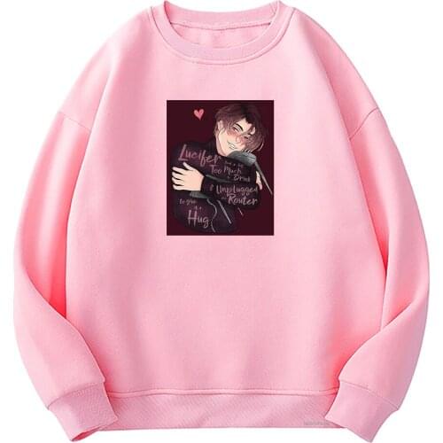 Obey Me Shall We Date Anime Hoodie Women Oversized Casual O-Neck Hoodies Cute Harajuku Fleece Sweatshirts Pullover Clothes