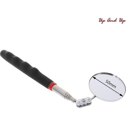 1Pc 30/50mm inspection mirror Car Telescopic Detection Lens Inspection Round Mirror 360 Repair Tool