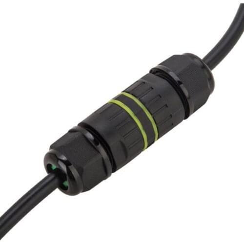 1pc M16 IP68 Cable Connector 3pin 2pin 3.5-10.2mm AC DC 450V 15A Electrical Waterproof Connectors Sealed Retardant Junction Box