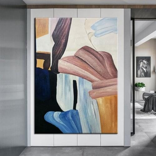 100% Handpainted Modern Abstract High Quality Beautiful Oil Painting On Canvas Wall Art Home Decor Wall Pictures Large Size