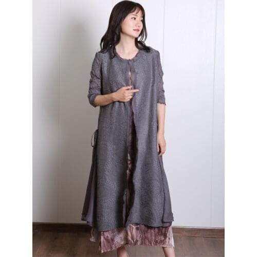 AMYGU Women's Long Trench Coats