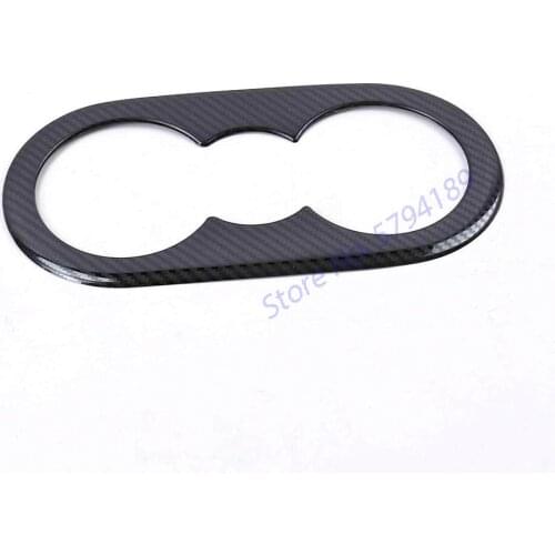 For VW Volkswagen Golf 8 MK8 2020 2021 Rear Seat Water Cup Holder Frame Covers Trim Decorative Sticker Inner Accessories