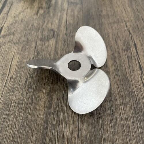 For lab mixer equipment 1pcs 304 stainless steel Rotating DIA4cm to 12cm three blade propeller ,Push up the material propeller
