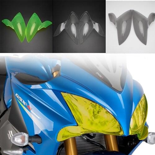 For SUZUKI GSX-S1000F GSXS1000F GSXS 1000F 2010-2018 Motorcycle Headlight Guard Head Light Shield Screen Lens Cover Protector