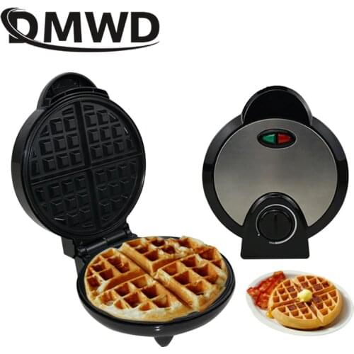 DMWD Electric Eggs Waffle Maker Multifunction Breakfast crepe baking machine MINI Muffin Grill Egg cake oven Bakeware EU plug