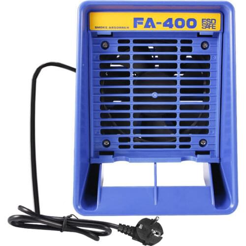 FA-400 Solder Iron Smoke Absorber Fume Extractor Soldering Air Blower Desktop Exhaust Fan Ventilator Smoke Absorb Machine