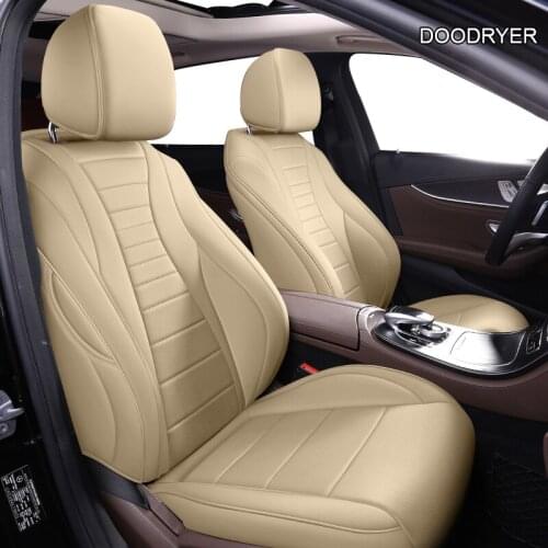 DOODRYER Custom Leather car seat cover For Hyundai Veloster LAFESTA Coupe Azera Grand SantaFe Veracruz Equus Rohens car seat