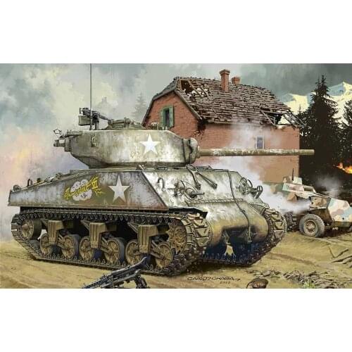 Meng Model TS-043 1/35 M4A3(76) W Sherman