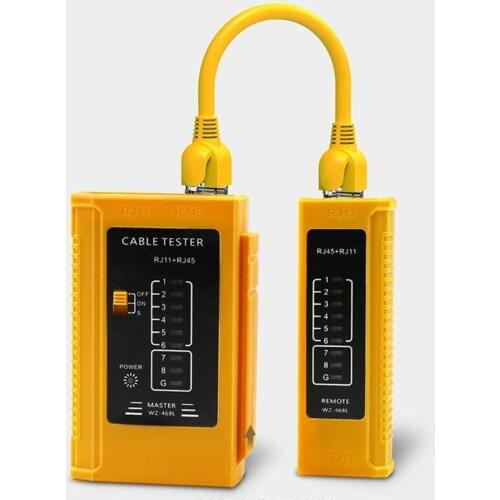 Networks Cable Tester Line Measuring Instrument Portable Test Tool Electrical Instrumentation Network Analyzer Multifunctional