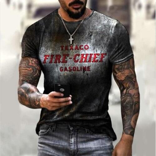 2021 European and American hot style T-shirt mens casual fashion slim fit polyester material Asian size