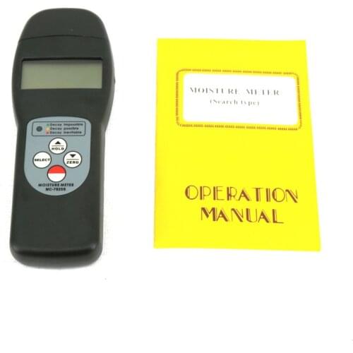 NEW MC-7825S Digital Moisture Meter Tester Wood Fiberglass Concrete