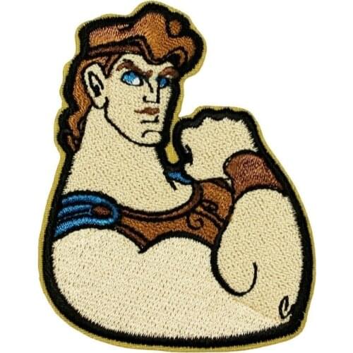 Custom embroidered Patches Cartoon character high quality iron on sew on badge DIY with your logo design factory direct